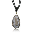 Agate Slice Adjustable Necklace from Hilltribe Ontario
