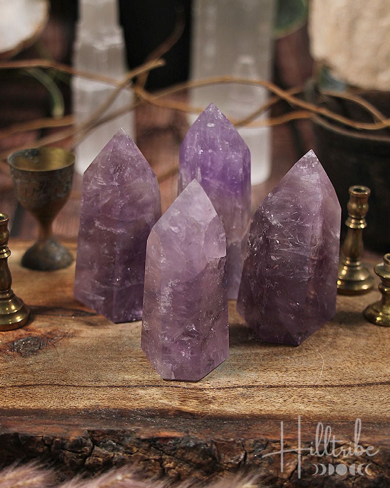 Amethyst Polished Point 9cm from Hilltribe Ontario