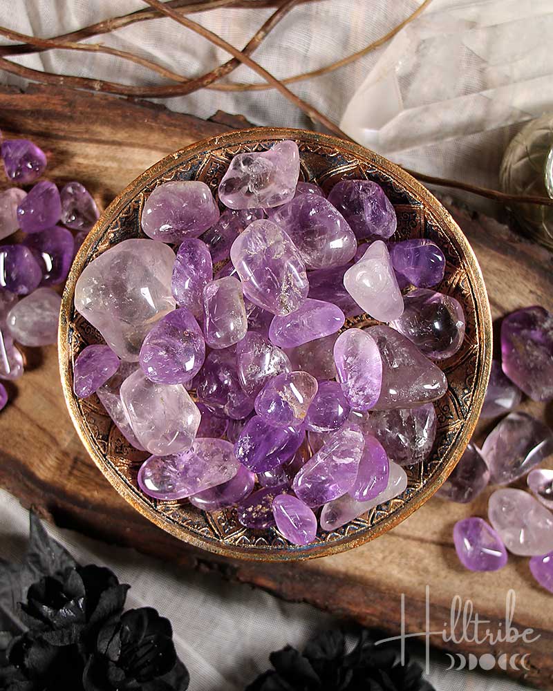 Amethyst Tumbled from Hilltribe Ontario