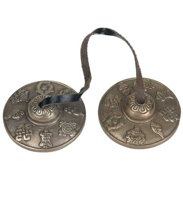 Ancient Script Tibetan Tingsha from Hilltribe Ontario