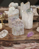 Angel Aura Amethyst Cylinder from Hilltribe Ontario