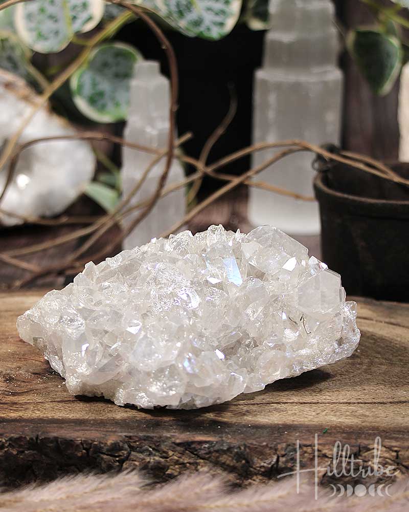 Angel (Opal) Aura Clear Quartz Cluster B from Hilltribe Ontario