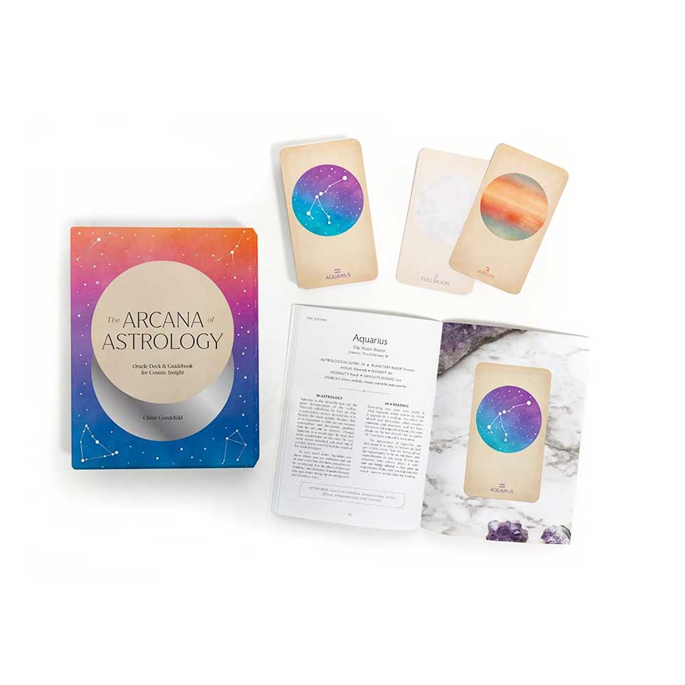 Arcana of Astrology Boxed Set: Oracle Deck and Guidebook for Cosmic Insight from Hilltribe Ontario