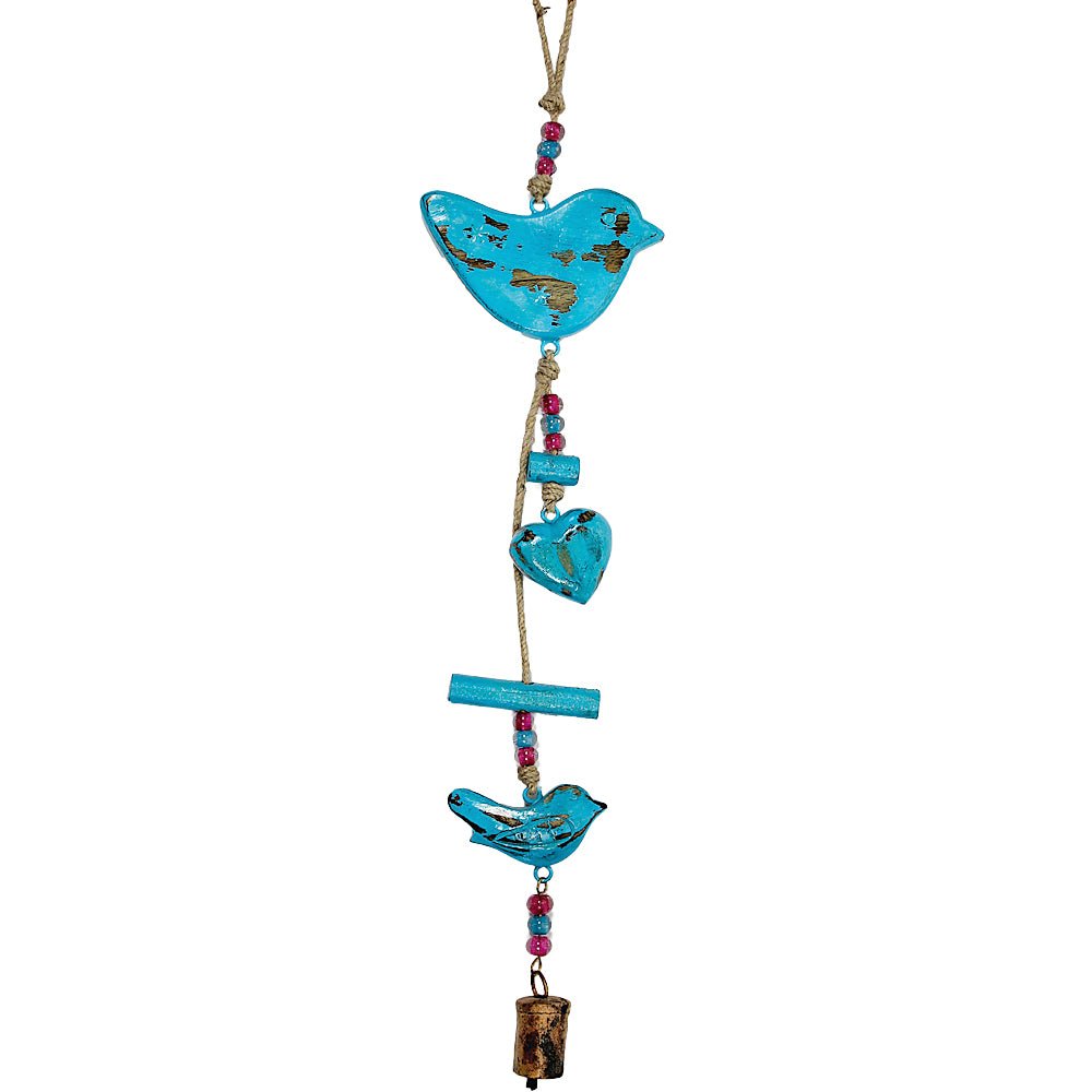 Birds Indoor/Outdoor Mango Wood Chime from Hilltribe Ontario