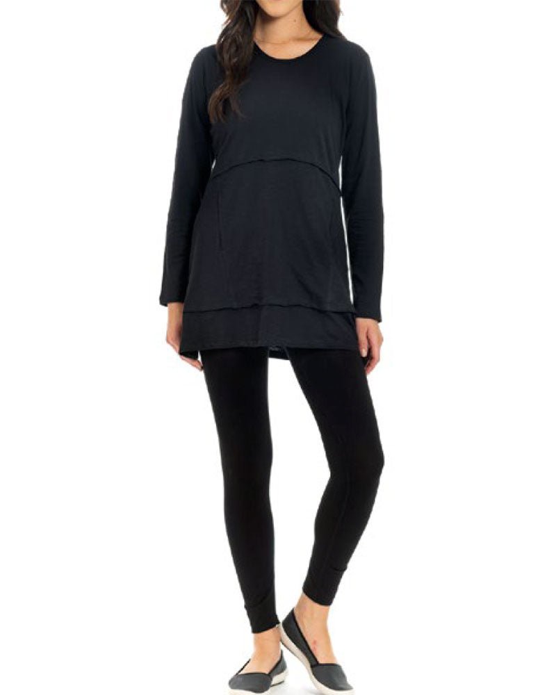 Black Organic Cotton Tessa Tunic from Hilltribe Ontario