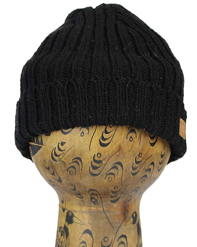 Black Stan Cuff Hat from Hilltribe Ontario