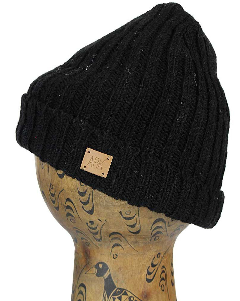 Black Stan Cuff Hat from Hilltribe Ontario