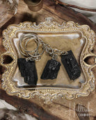 Black Tourmaline Key Chain from Hilltribe Ontario