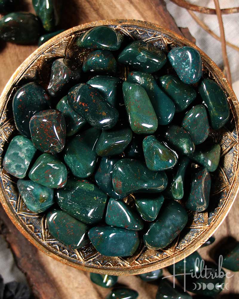 Bloodstone Tumbled from Hilltribe Ontario