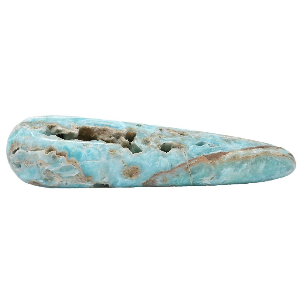 Blue Aragonite Healing Wand from Hilltribe Ontario