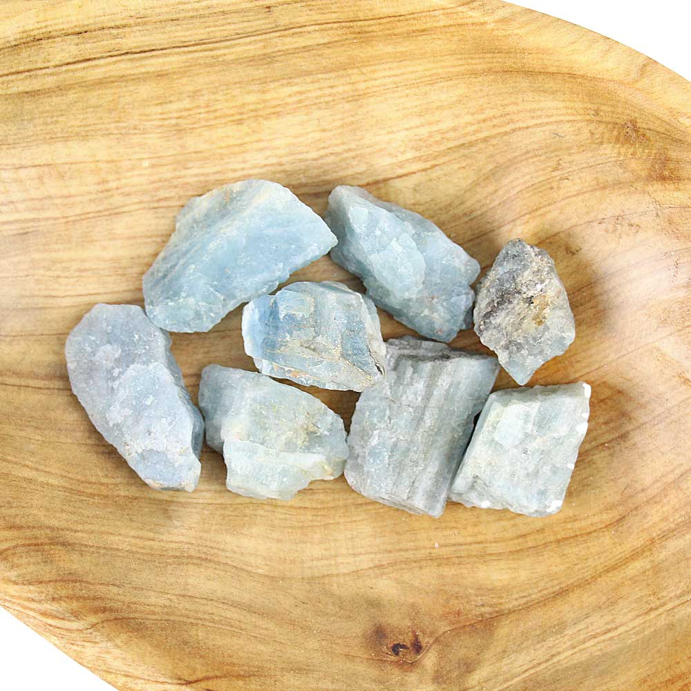 Blue Beryl Natural Chunks from Hilltribe Ontario