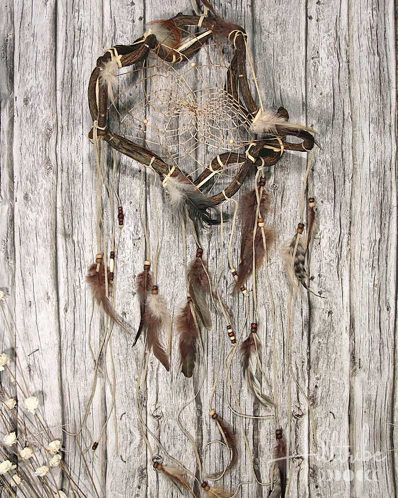 Brown Wanderer Dream Catcher 12" from Hilltribe Ontario
