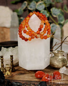 Carnelian Gemstone Power Bracelet 8mm from Hilltribe Ontario