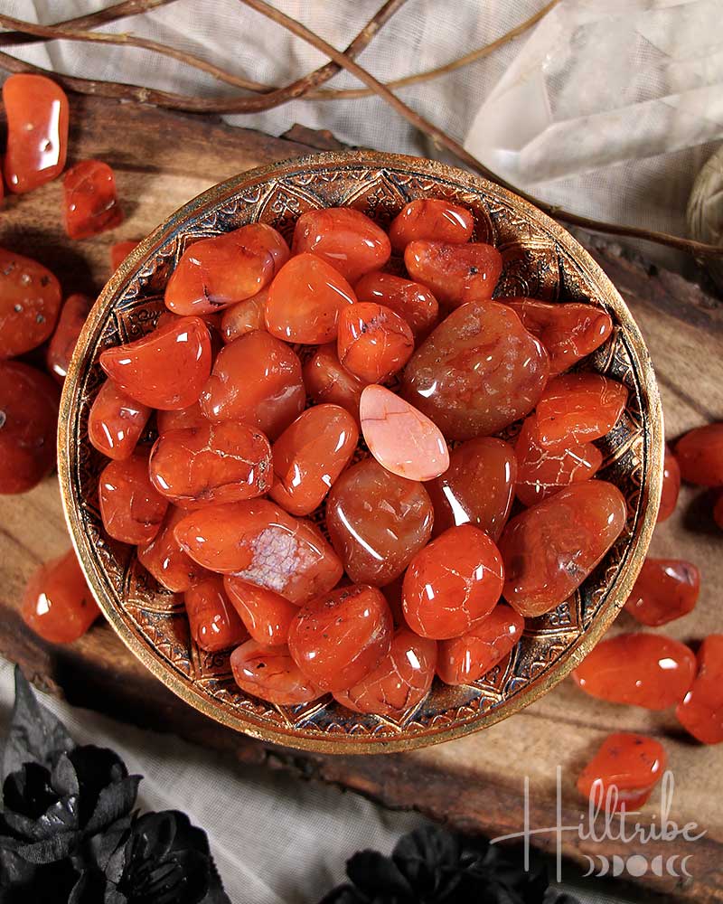 Carnelian Tumbled from Hilltribe Ontario
