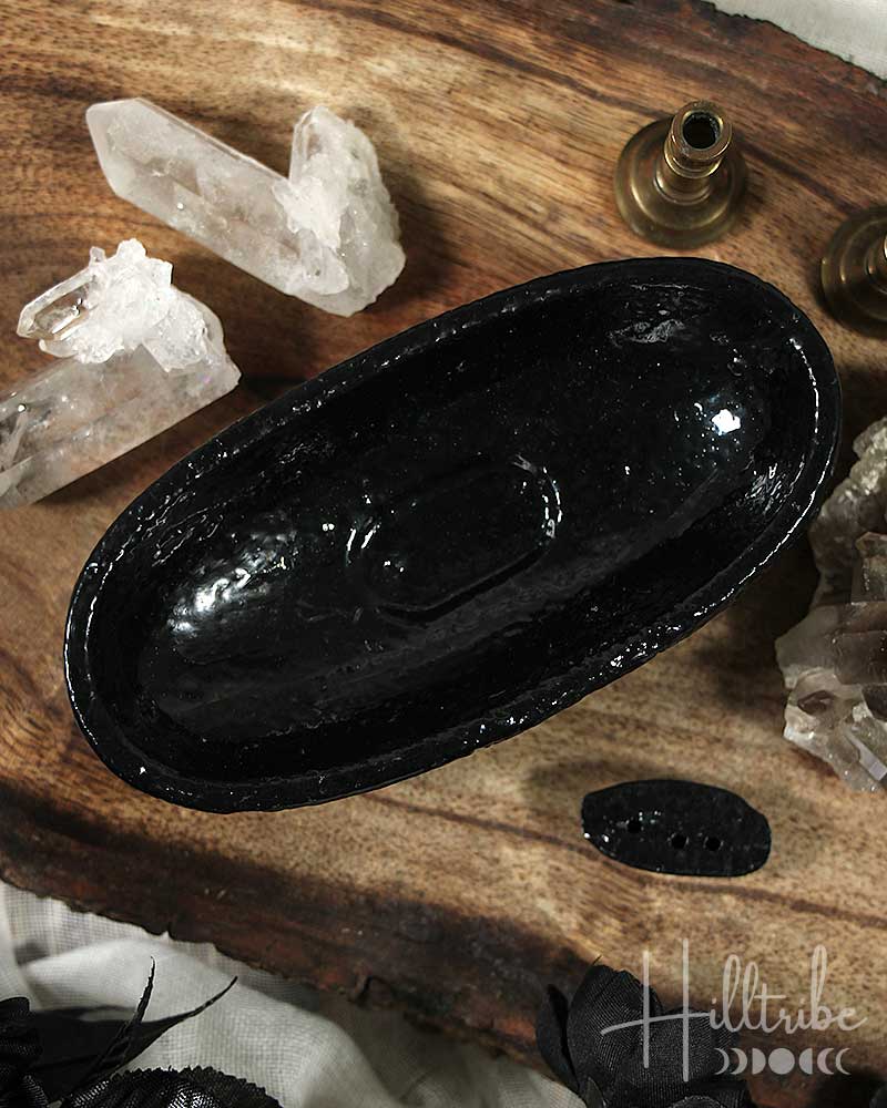 Cast Iron Canoe Incense + Smudge Pot from Hilltribe Ontario
