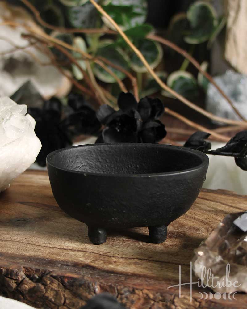 Cast Iron Cauldron Smudge Pot from Hilltribe Ontario
