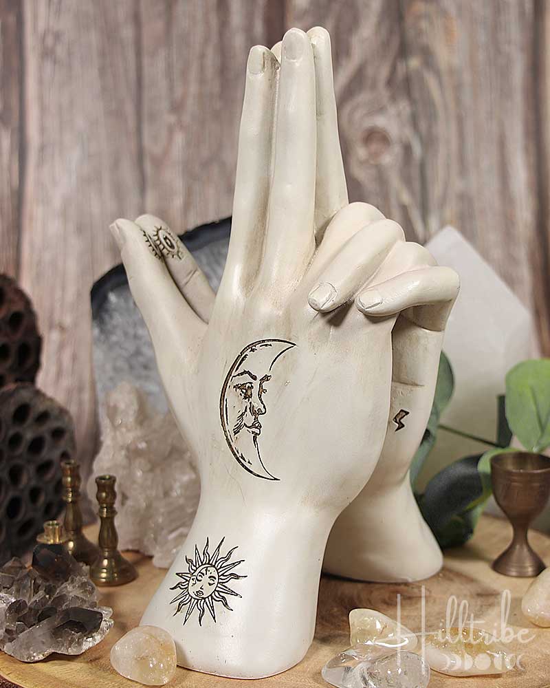 Celestial Palmistry Hands from Hilltribe Ontario