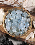 Celestite Tumbled from Hilltribe Ontario