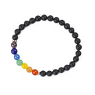 Chakra Gemstone & Shungite Bracelet from Hilltribe Ontario