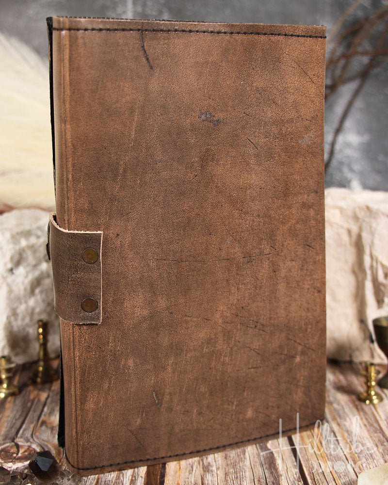 Chakra Yogi Leather Journal from Hilltribe Ontario