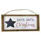 Chalkboard Star Countdown to Christmas Sign from Hilltribe Ontario