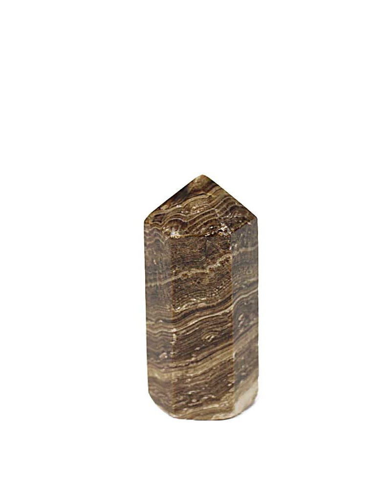 Chocolate Calcite Tower 200gr from Hilltribe Ontario