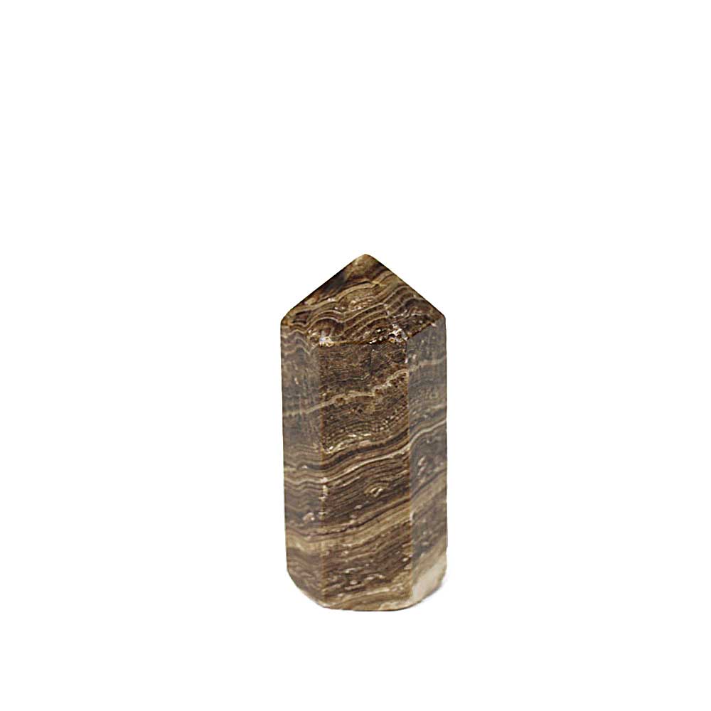 Chocolate Calcite Tower 200gr from Hilltribe Ontario