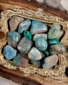 Chrysocolla Tumbled from Hilltribe Ontario