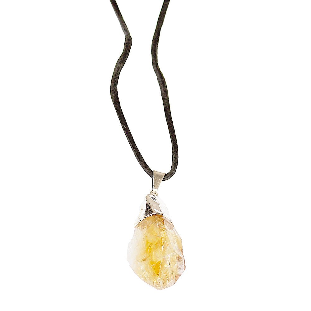Citrine Point Pendant from Hilltribe Ontario