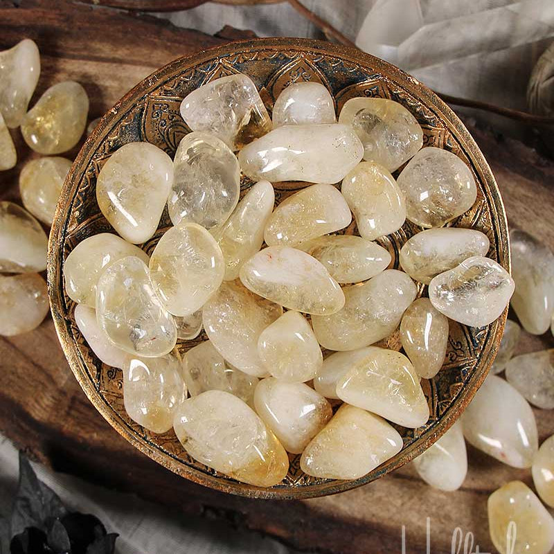 Citrine Tumbled from Hilltribe Ontario