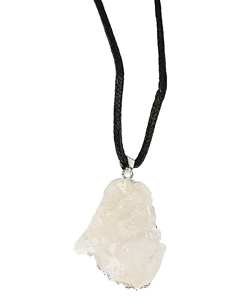 Clear Quartz Cluster Pendant from Hilltribe Ontario