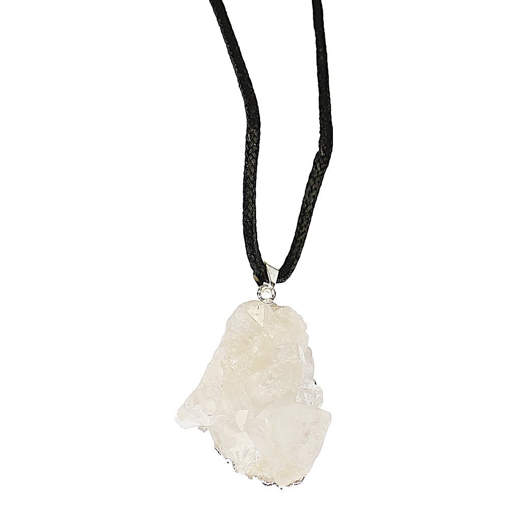 Clear Quartz Cluster Pendant from Hilltribe Ontario