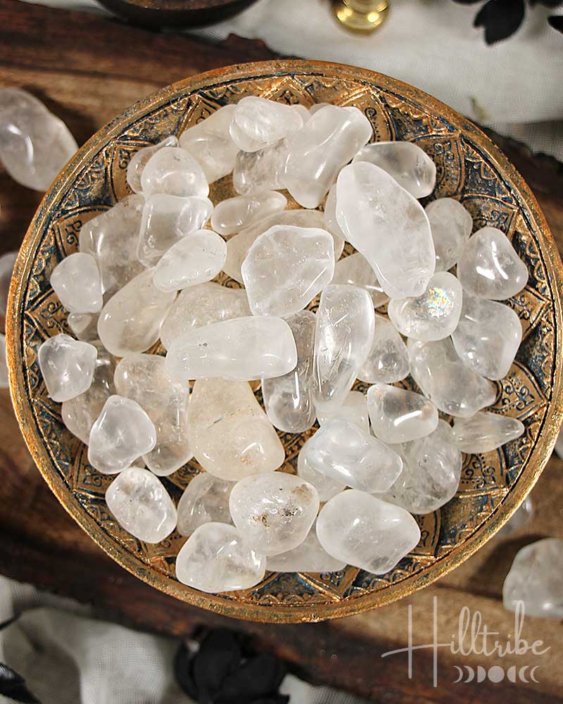 Clear Quartz Tumbled from Hilltribe Ontario