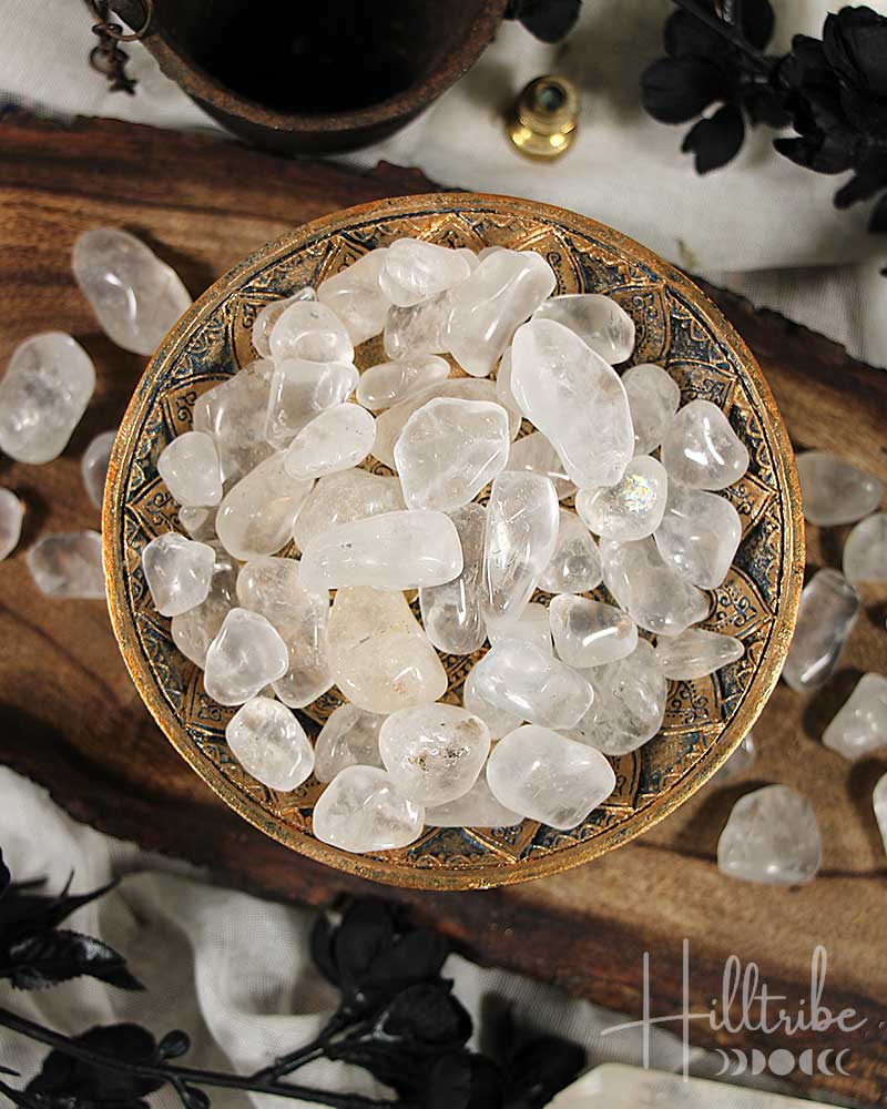 Clear Quartz Tumbled from Hilltribe Ontario