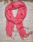 Coral Silk Blend Pashmina from Hilltribe Ontario