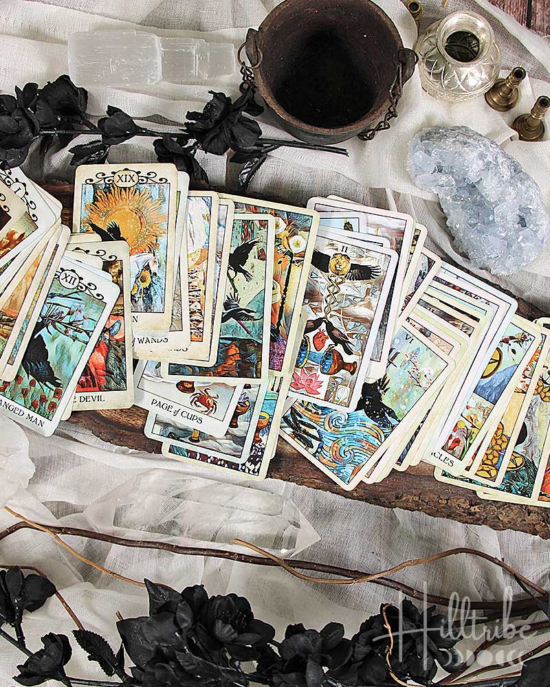 Crow Tarot Pocket Edition from Hilltribe Ontario