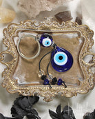 Double Evil Eye Protection Keychain from Hilltribe Ontario