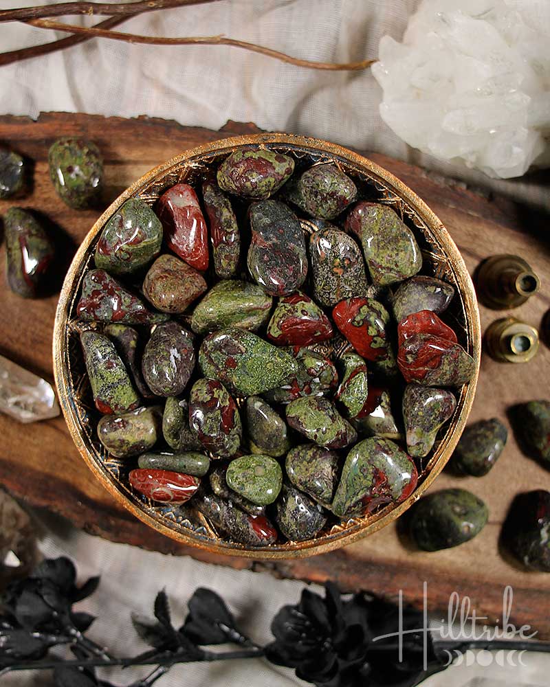 Dragon Blood Jasper Tumbled from Hilltribe Ontario