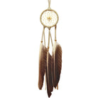 Dragonfly + Duck Feathers Vintage Dreamcatcher 2" from Hilltribe Ontario
