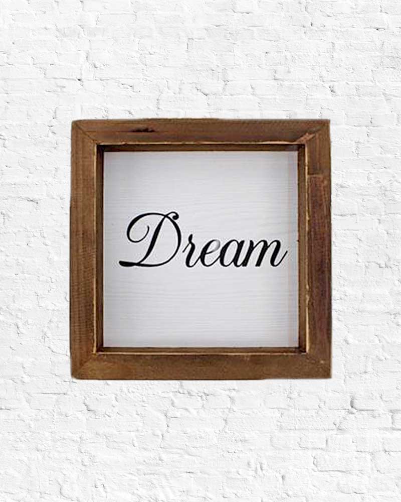 Dream Mini Box Sign from Hilltribe Ontario