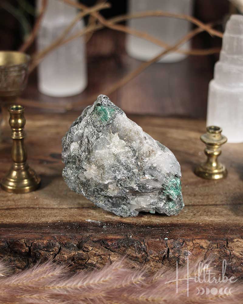 Emerald Mineral Specimen from Hilltribe Ontario