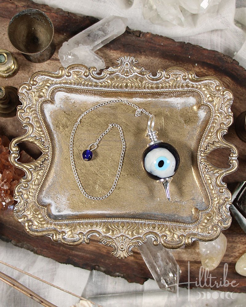 Evil Eye Protection Pendulum from Hilltribe Ontario