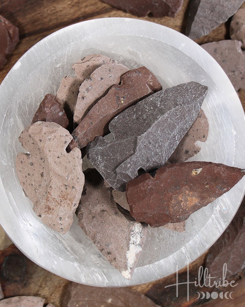 Flint Arrowheads from Hilltribe Ontario