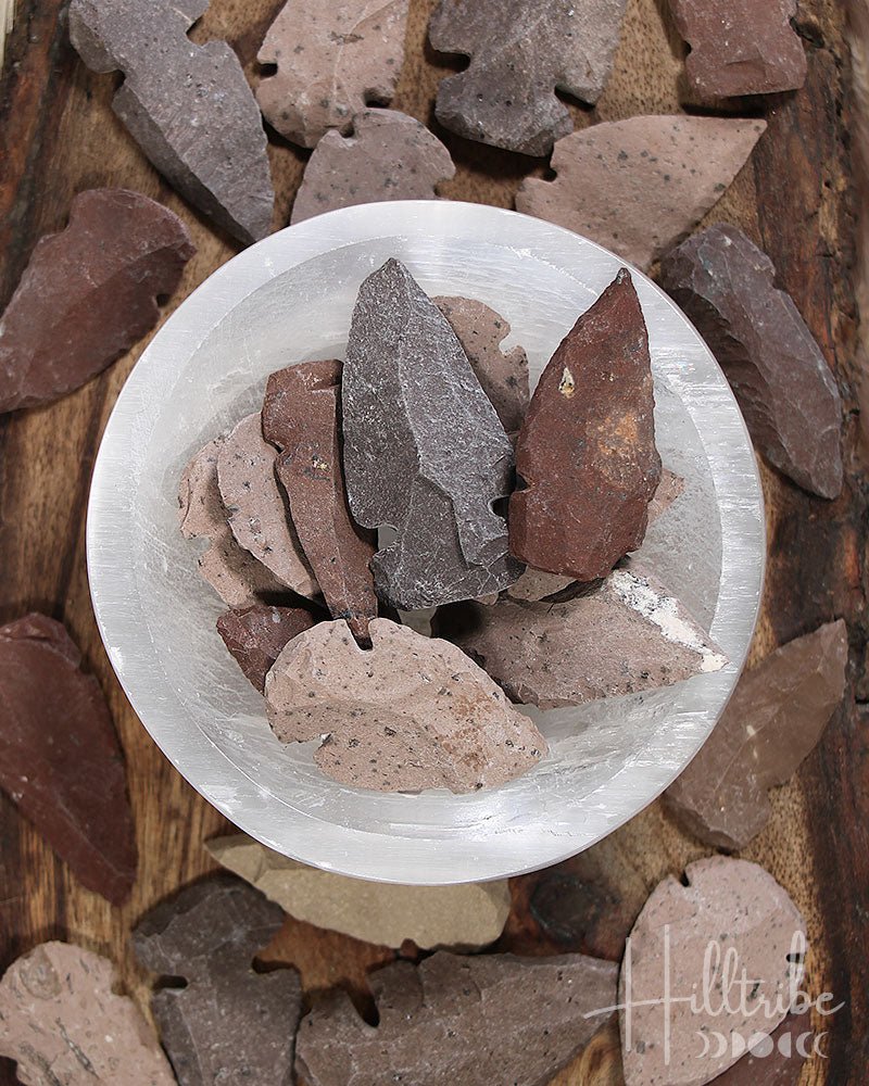 Flint Arrowheads from Hilltribe Ontario