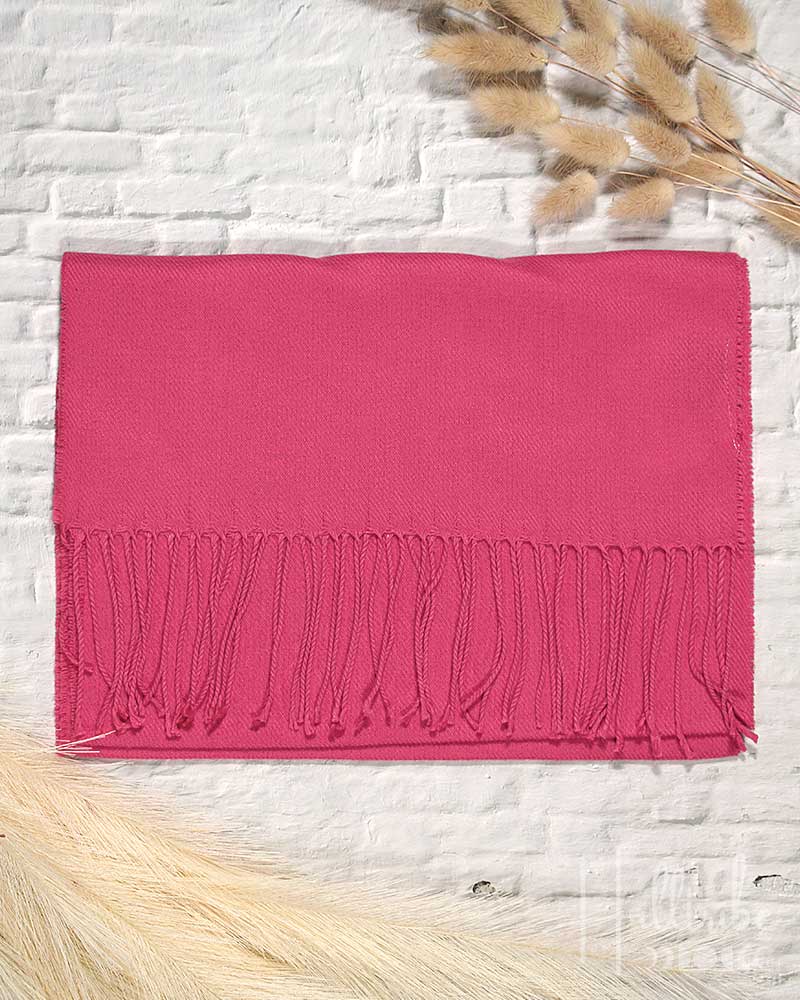 Fuchsia Plush Pashmina from Hilltribe Ontario