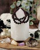 Garnet Gemstone Power Bracelet 7mm from Hilltribe Ontario