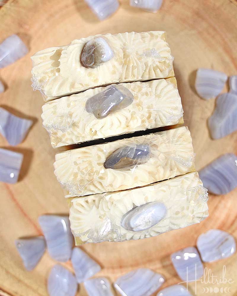 Gemini Crystal Zodiac Artisinal Handmade Soap from Hilltribe Ontario