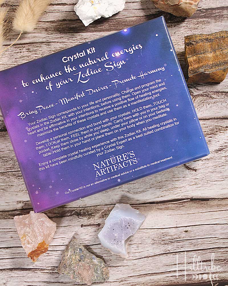 Gemini Zodiac Natural Crystal Kit from Hilltribe Ontario