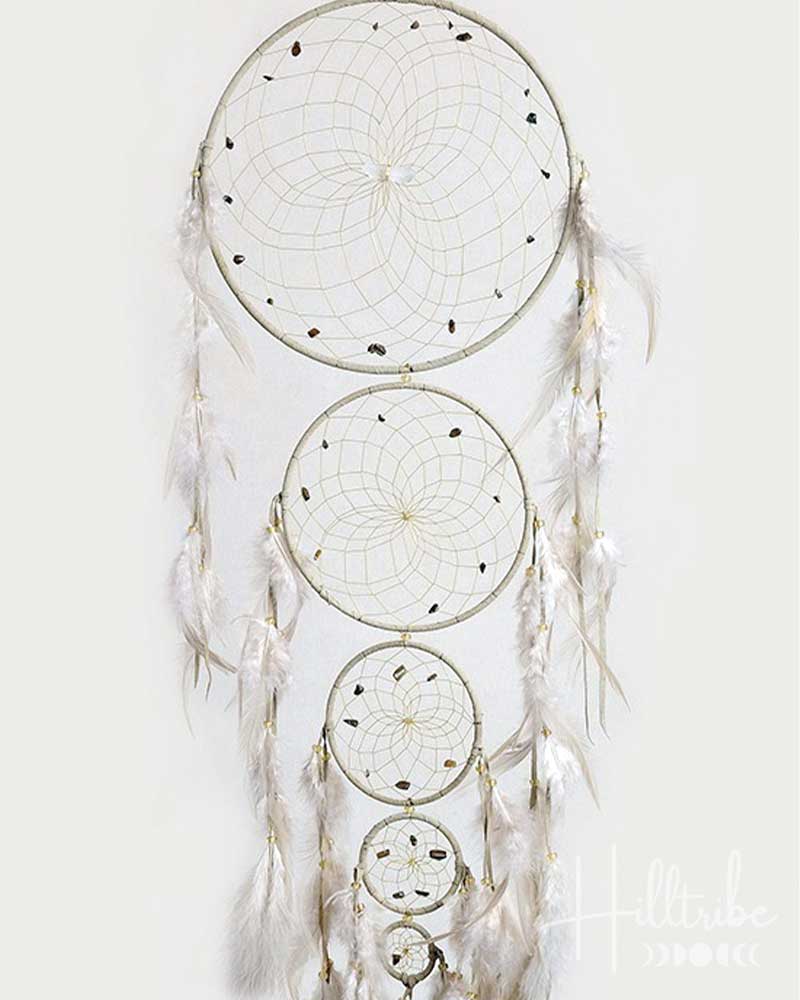 Gemstone Generation Tan Dreamcatcher 9" from Hilltribe Ontario