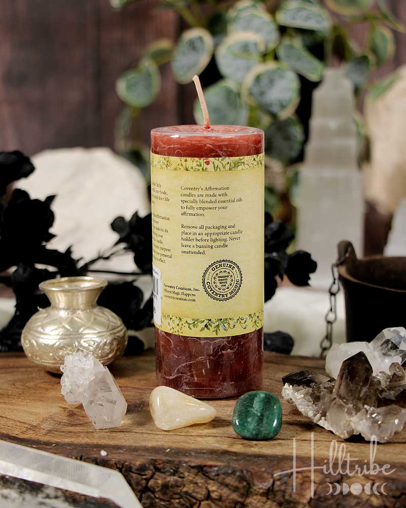 Goddess Affirmation Candle from Hilltribe Ontario